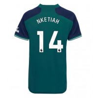Dres Arsenal Eddie Nketiah #14 Tretina pre Ženy 2023-24 Krátky Rukáv